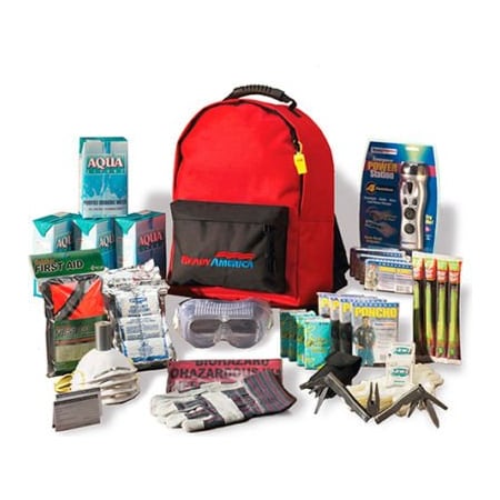 Ready America Ready America Grab 'N Go 3 Day Deluxe Emergency Kit, 4 Person Backpack 70385